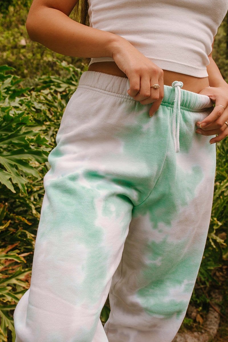 Desert Dreamer Teal Tie-Dye Jogger