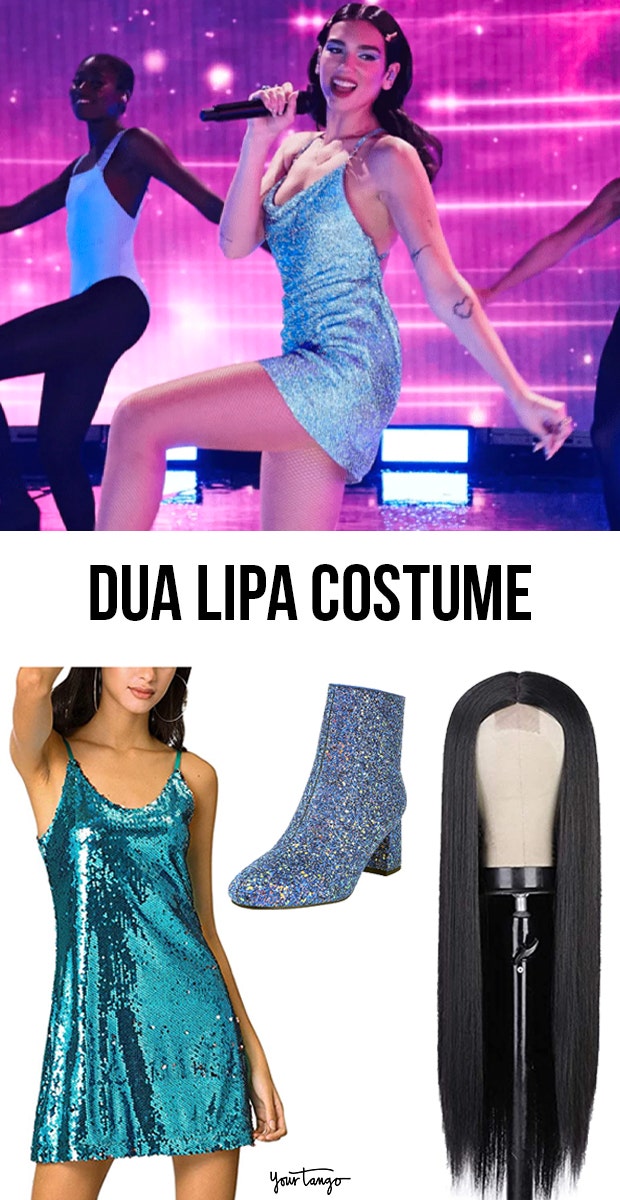 Dua Lipa Blue &amp;quot;Levitating&amp;quot; Dress Costume