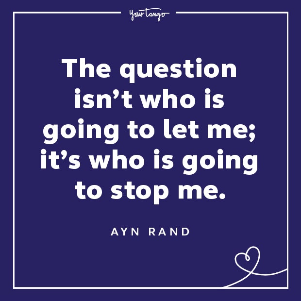 Ayn Rand words of encouragement quotes