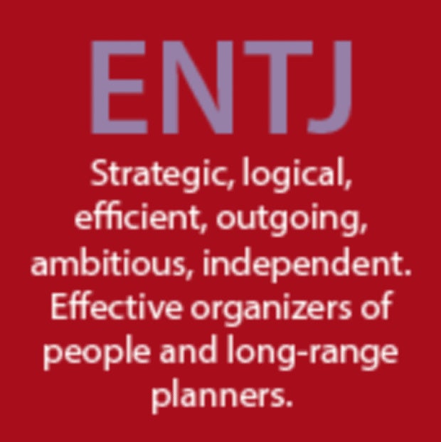ENTJ personality type