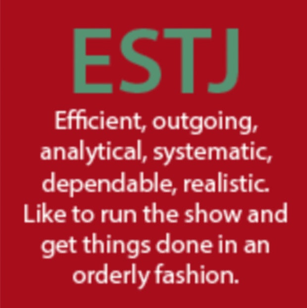 ESTJ personality type