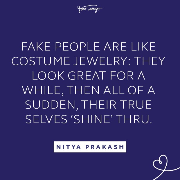 Nitya Prakash fake people quote