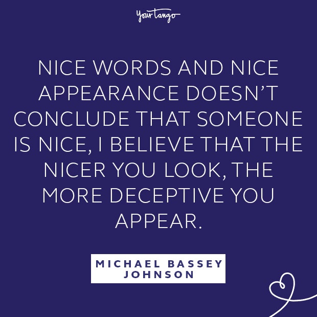 Michael Bassey Johnson fake people quotes