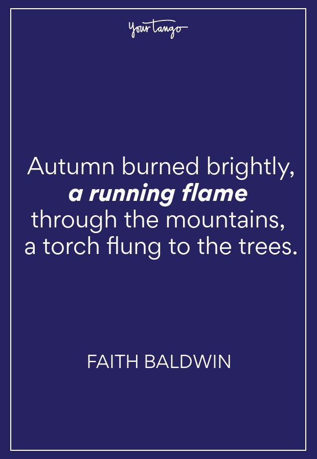 Faith Baldwin Fall Quote