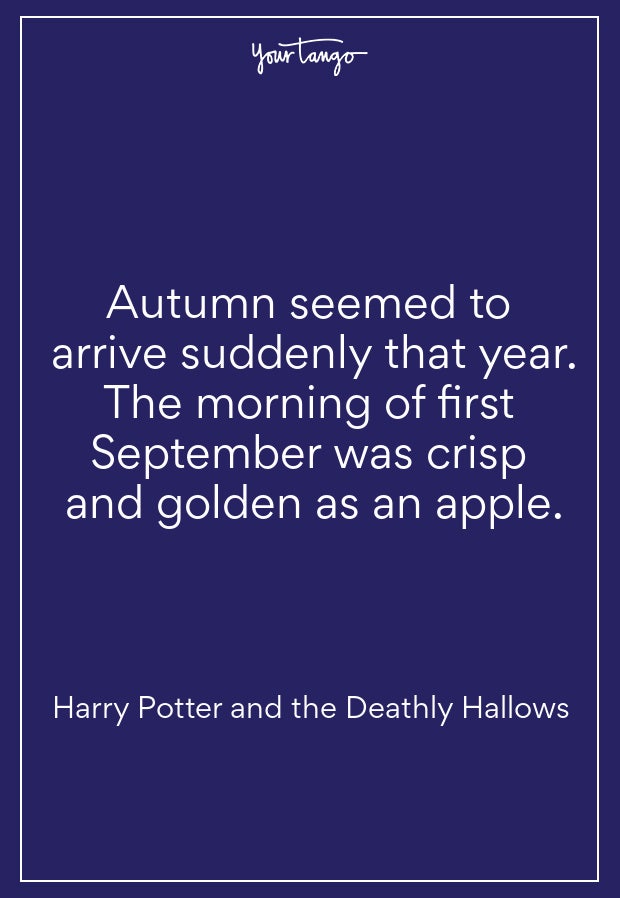 Harry Potter Fall Quote