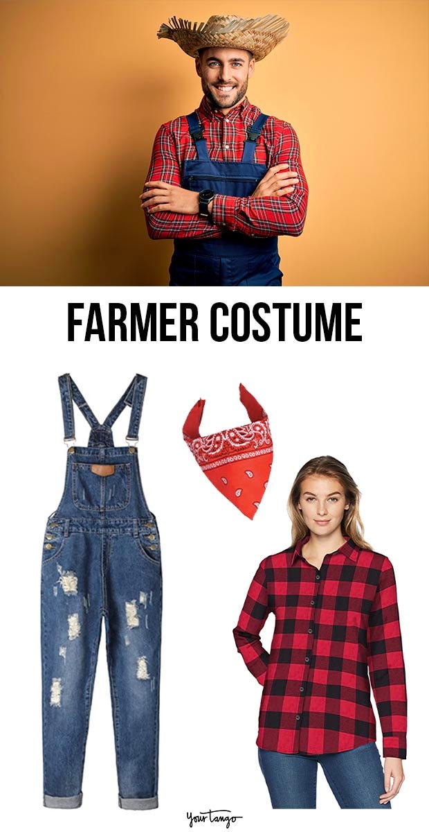 farmer last minute halloween costumes
