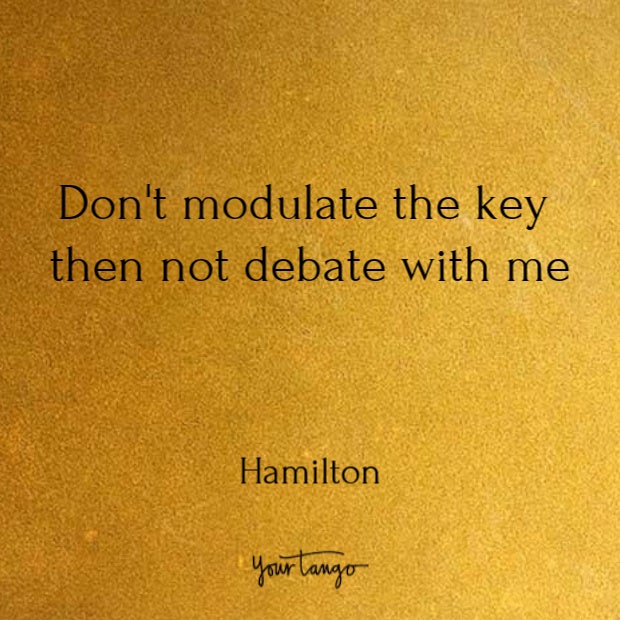 Quotes from Hamilton song lyrics