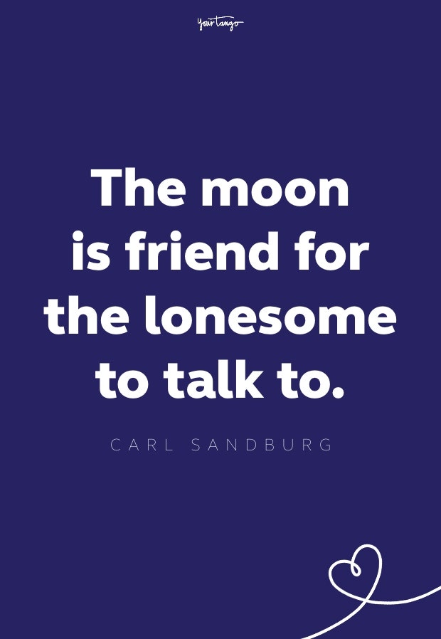 carl sandburg moon quote