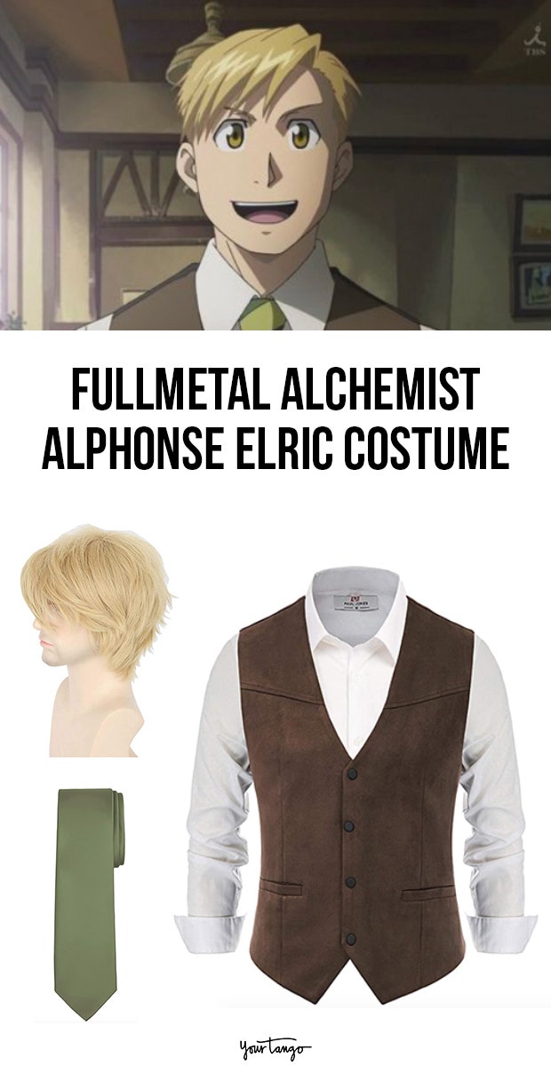 Alphonse Al Elric Human Form Fullmetal Alchemist Costume