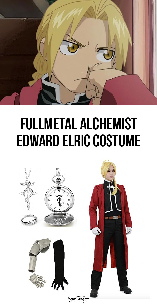 Edward Elric Fullmetal Alchemist Standard Halloween Costume 
