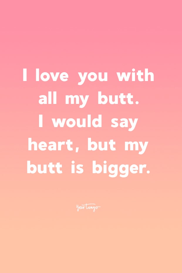 funny love quote for him