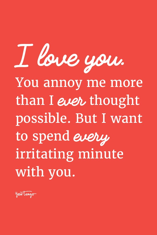 funny love quote for him