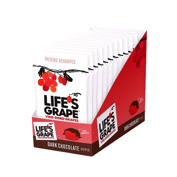 Life’s Grape Dark Chocolate Dipped Vine-Dried Grapes