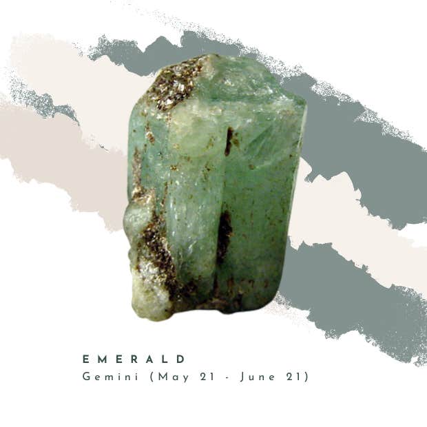 emerald gemini crystal