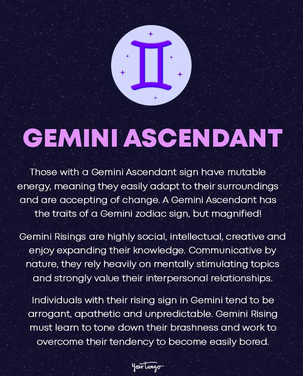 gemini rising ascendant sign traits