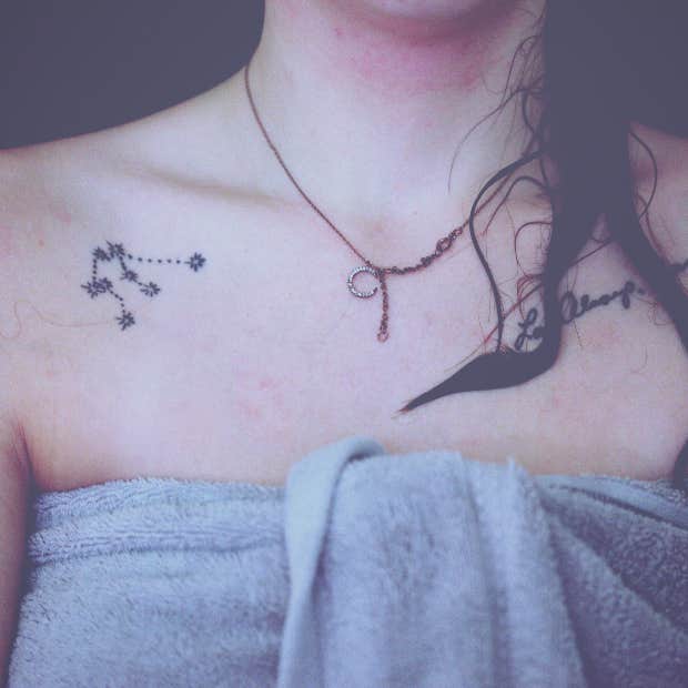 gemini constellation tattoo