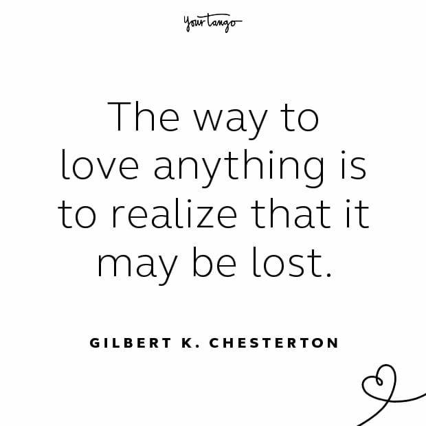 Gilbert K. Chesterton stay together quote