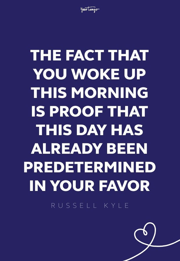 Russell Kyle good morning quotes 