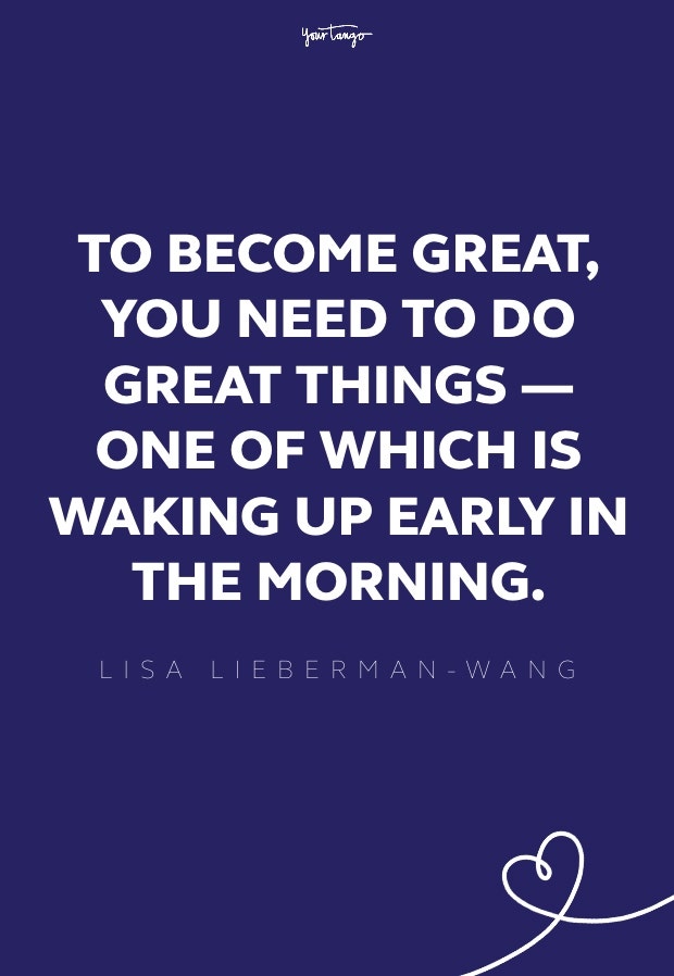 Lisa Lieberman-Wang good morning quotes