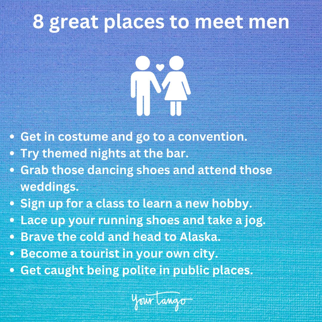 list of places to meet men