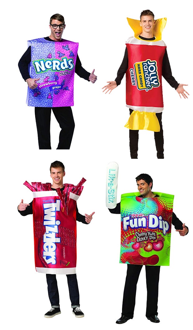 group halloween costumes candy