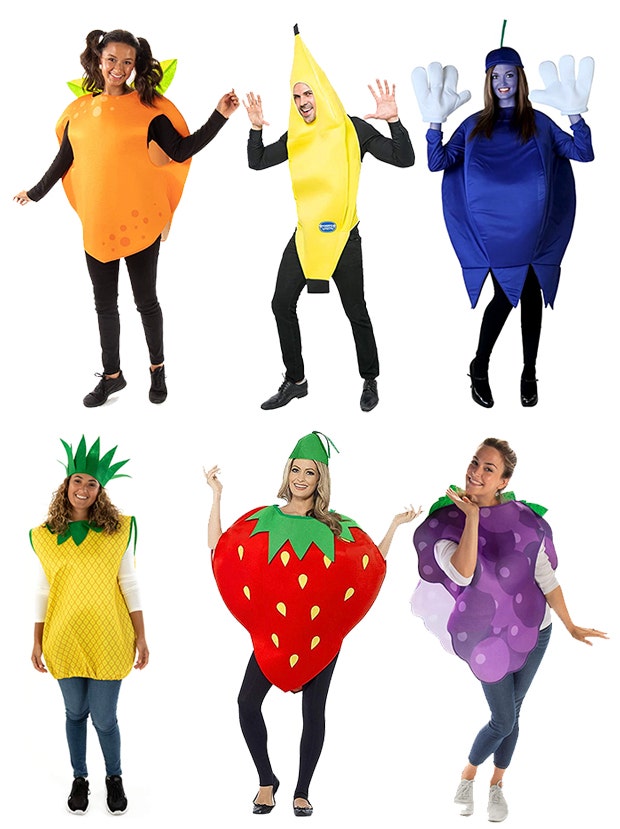 group halloween costumes fruits