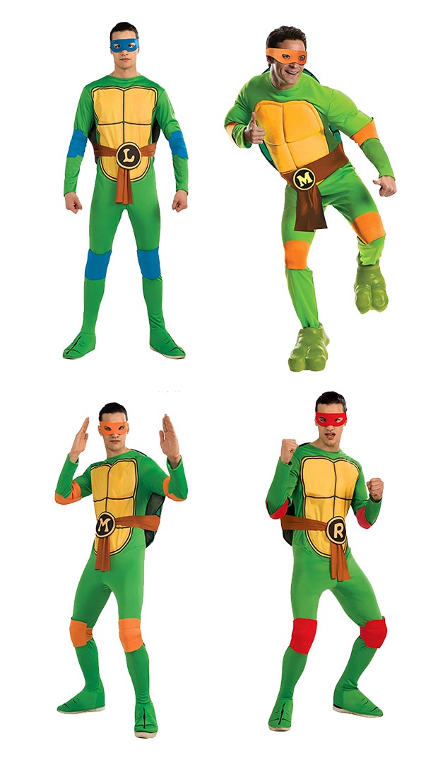 group halloween costumes teenage mutant ninja turtles