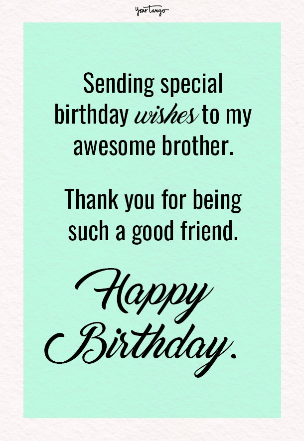 best birthday wishes for brother