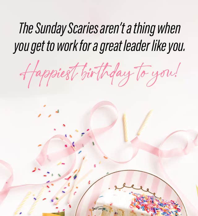 birthday wishes for your boss