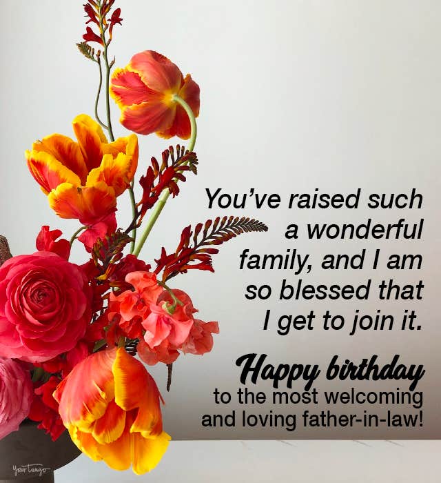 birthday wishes for father in law