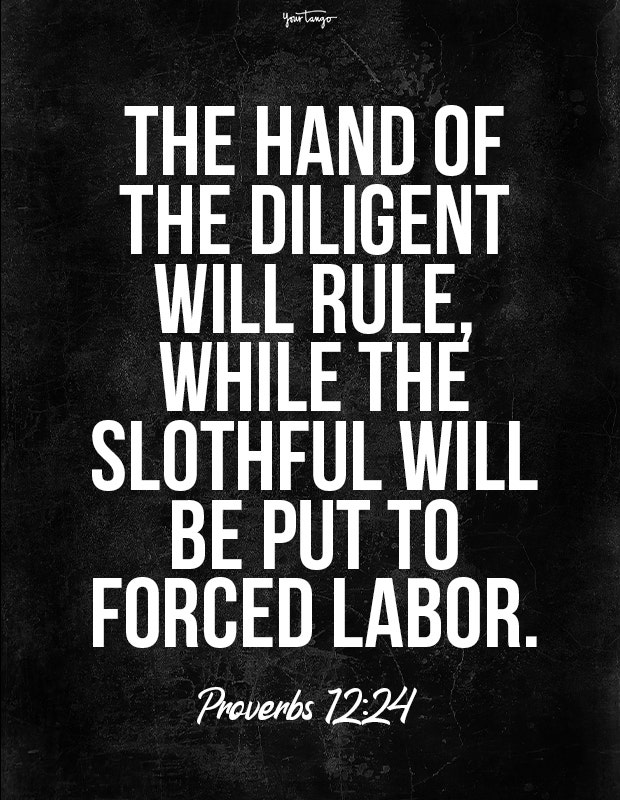 Proverbs 12:24 hard work quote