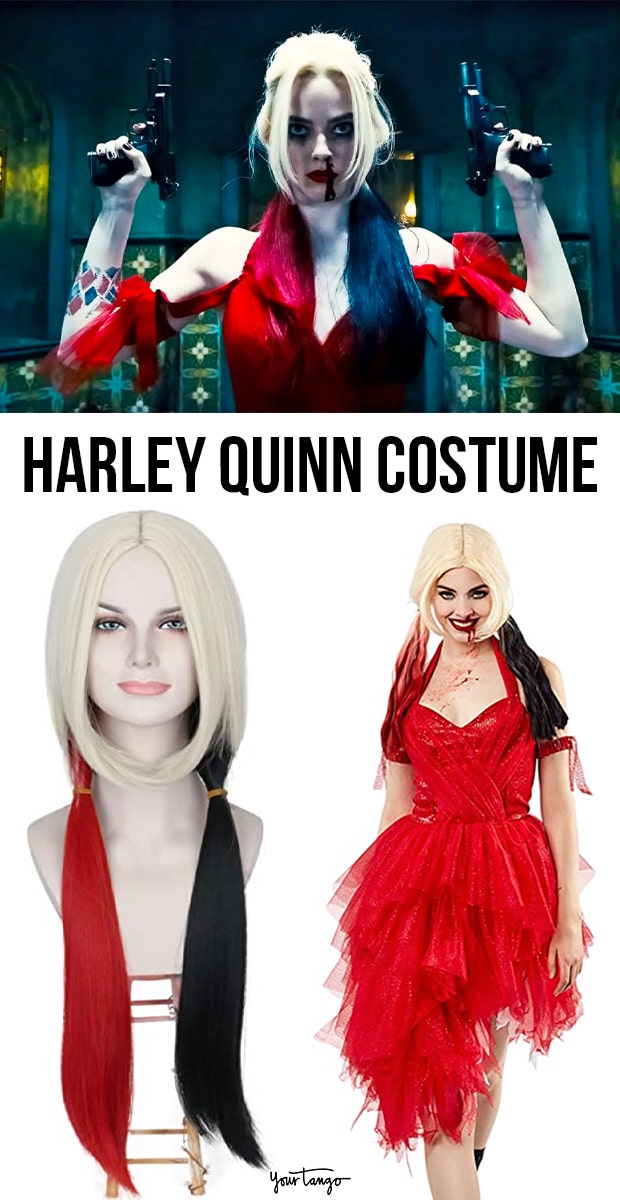 Harley Quinn Red Dress &amp;quot;The Suicide Squad&amp;quot; Costume 