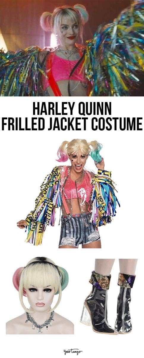 Harley Quinn Fringed Jacket &#039;Birds Of Prey&#039; Costume