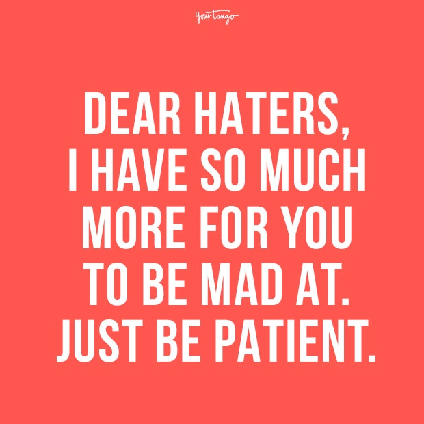 haters quotes 