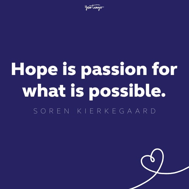 hope is passion for what is possible