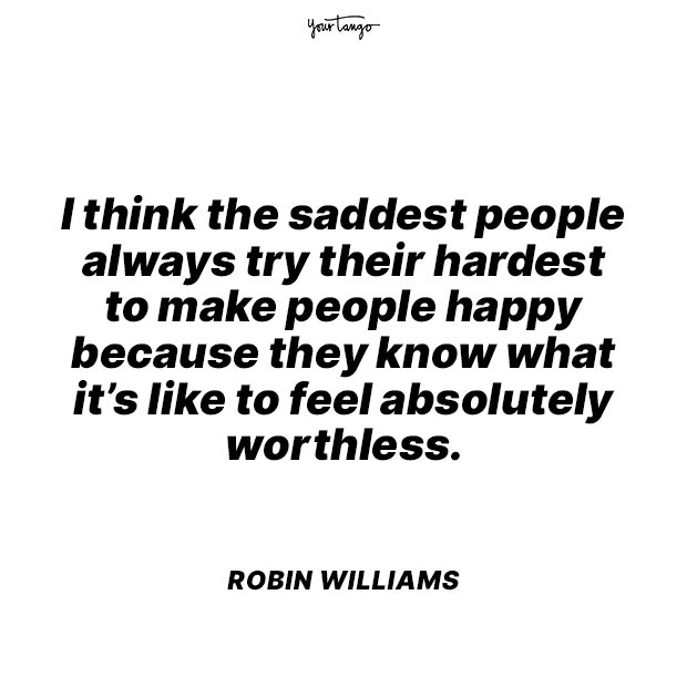 Robin Williams mental health quote