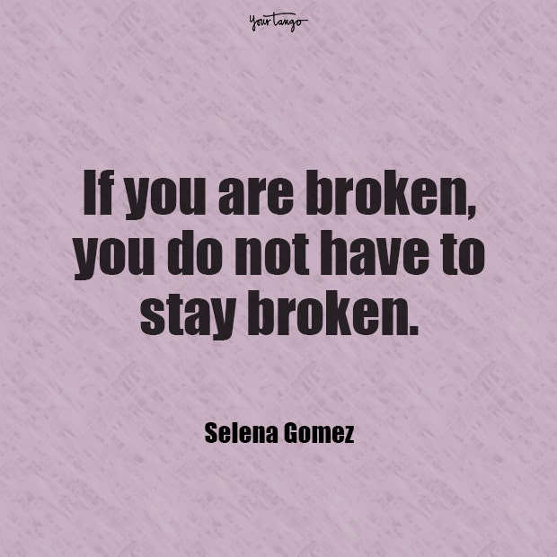 Selena Gomez mental health quote