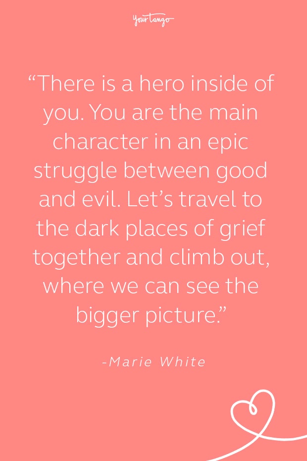 marie white suicide prevention quote