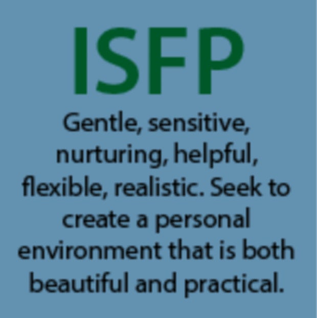 ISFP personality type