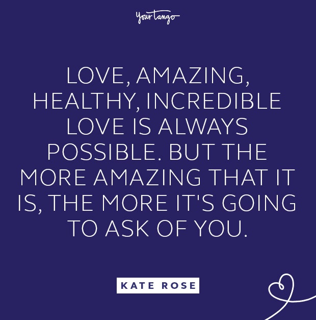 kate rose incredible love quote