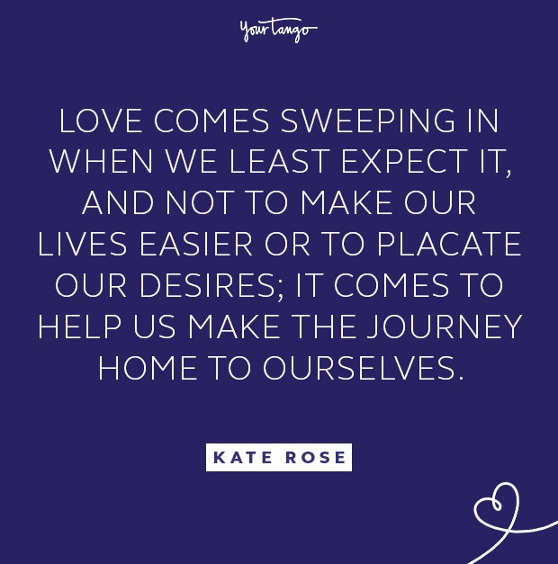 kate rose least expect quote