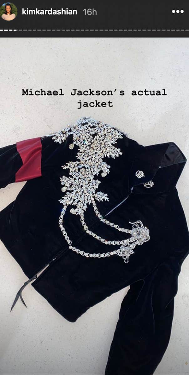 kim kardashian michael jackson jacket