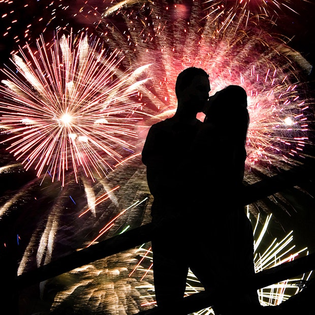 during fireworks best places to make out