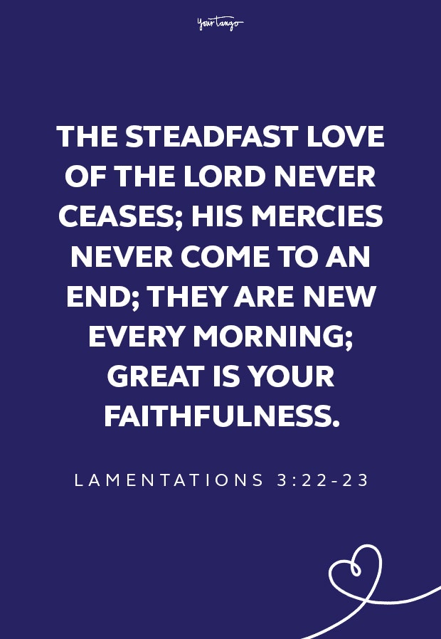 Lamentations 3:22-23 short bible quotes