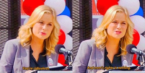 men&#039;s rights is nothing leslie knope