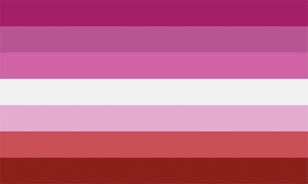 Lipstick Lesbian Pride Flag