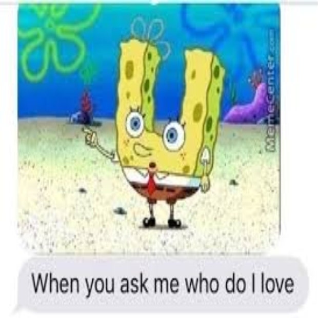 love meme love u spongebob