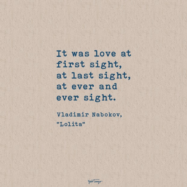 Vladimir Nabokov sweet love quotes 