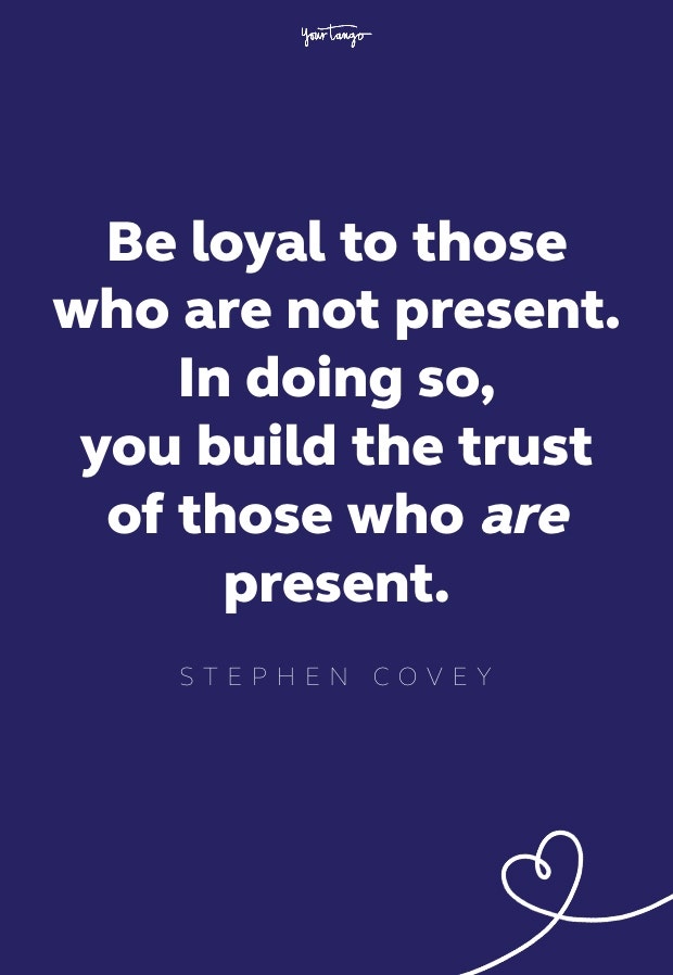 stephen covey loyalty quote