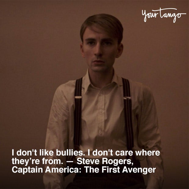 Marvel quote from Captain America: The First Avenger